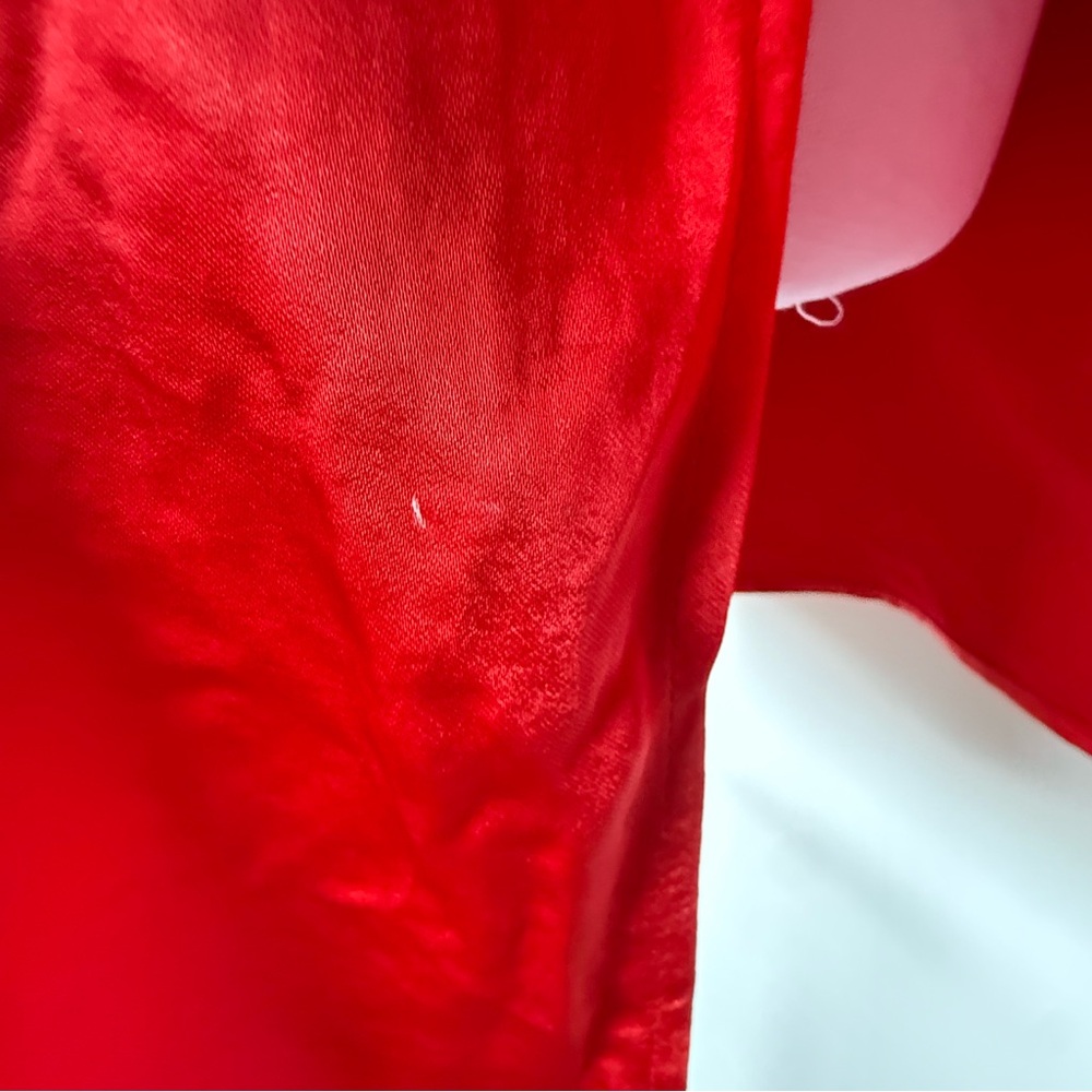 RunAway Havana Sexy Vixen Red Satin Mini Dress unique low back date night hot 💃 - Picture 12 of 16